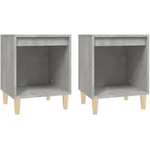 vidaXL Nachtschrank 40 x 35 x 50 cm Betongrau