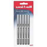 Faber-Castell uni-ball 148197 - Tintenroller uni-ball Eye fine, 0,4 mm, blau, 5 Stück