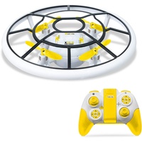 MONDO Motors - Drohne X13.0 LED LIGHT, RC Hubschrauber UFO mit LED-Licht Flugzeug Spielzeug Lenkrad für Kinder 3 4 5 6 7 8 Jahre Ferngesteuertes Spielzeug 63709