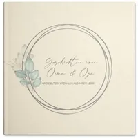 briefzauber Erinnerungsbuch - Enkelkindalbum | Einschreibbuch/Fotoalbum zum Einfüllen & Beschreiben als Geschenk für Oma und Opa | Geschenk Geburt Großeltern | Hardcover mit 92 Seiten