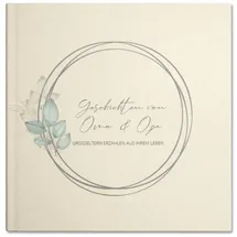 briefzauber Erinnerungsbuch - Enkelkindalbum | Einschreibbuch/Fotoalbum zum Einfüllen & Beschreiben als Geschenk für Oma und Opa | Geschenk Geburt Großeltern | Hardcover mit 92 Seiten