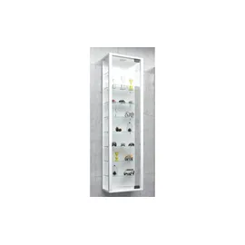 VCM Wandvitrine Stano Maxi 33 x 18 x 115 cm Weiß