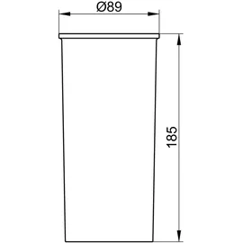 Keuco WC-Bürstengarnitur Moll Weiß (12764000100)