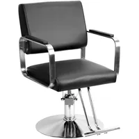 Mitoydoe Premium Ergonomischer Hydraulischer Friseurstuhl - Höhenverstellbar, Schwerlast, 360° Drehbar, PVC Kunstleder, 330 lbs Tragfähigkeit, Klassisches Design für Friseursalons & Salons Schwarz