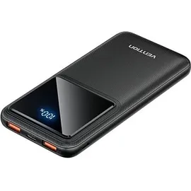 Vention 10000mAh, 22.5W Portable Power Bank Schwarz
