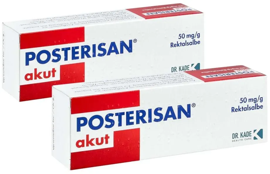 Posterisan akut bei Hämorrhoiden 50mg/g Rektalsalbe