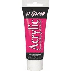 KREUL el Greco Acrylic Fluoreszierend Pink 75 ml Tube