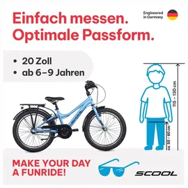 coolmobility gmbh S'COOL troX 20 Zoll blau