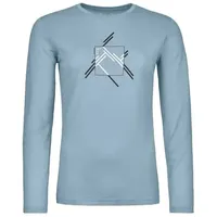 Ortovox 185 Merino Mtn Cutout Ls W Damen glacier grey Merinoshirt