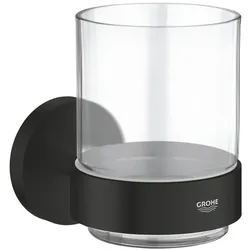 Grohe Start Glashalter inklusive Glas schwarz 411942430