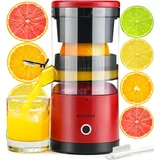 Zitronenpresse Elektrisch Orangenpresse Saftpresse Elektrisch Zitruspresse Tragbare USB-Aufladung Juicer Entsafter für Orange, Zitronen, Zitrusfrüchte