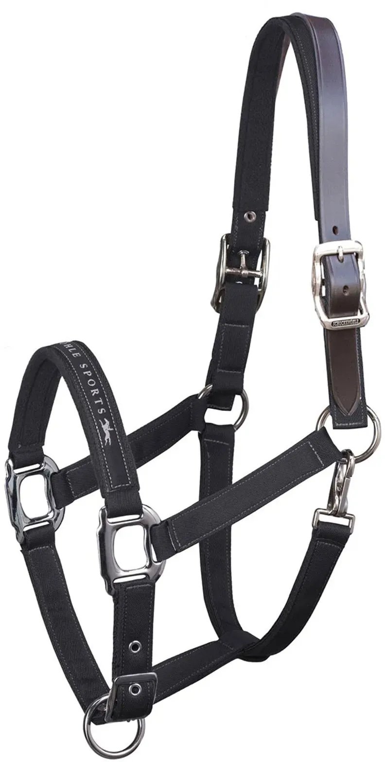 Schockemöhle Sports Schockmöhle Sports Memphis Breakaway, Nylon Halfter + Lederband