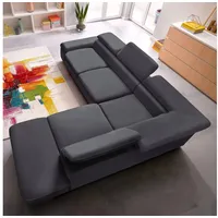 sit&more Ecksofa Alcatraz L-Form, wahlweise mit Bettfunktion grau
