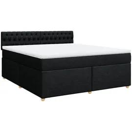 vidaXL Boxspringbett 180 x 200 cm Schwarz