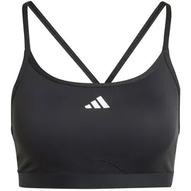 adidas Aeroreact Training 3-Streifen Sport-BH Black XS