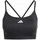 adidas Aeroreact Training 3-Streifen Sport-BH Black XS