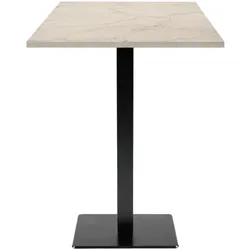 Restootab Stehtisch 60x60cm - Modell Milan marmor yule
