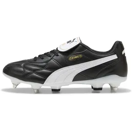 Puma KING TOP MxSG Fußballschuhe Erwachsene PUMA schwarz|weiß|gelb 39,