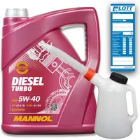 5L Mannol Diesel Turbo Motoröl 5W-40