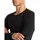 Icebreaker Merino Blend 260 Seamless Langarm-baselayer Schwarz L