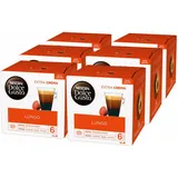 Nescafé DOLCE GUSTO Caffè Lungo, Kaffee, KaffeeKAPSEL, 6er Pack, 6 x 16 KAPSELN