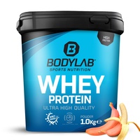 Bodylab24 Whey Protein Pulver, Rote Banane, 1kg