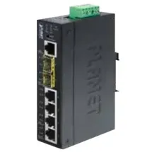 Planet Industrial L2+ 4 x 10/100/1000T PoE Switch 2-port 100/1000X SFP 802.3at,