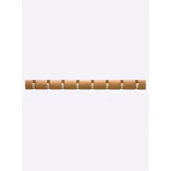 Hakenleiste HEINE HOME, braun, B:81cm H:7cm T:4cm, Hakenleisten