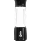 OKWISH 500ml Tragbarer Mixer für Smoothies und Shakes,Mixer Smoothie Maker To Go,Mini Standmixer Tragbar mit 6-Klingen Edelstahl,Wiederaufladbarem... - Schwarz