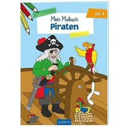 ARSEDITION 133487 Mein Malbuch Piraten