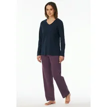 SCHIESSER Schlafanzug Uncover Nightwear Blau 36