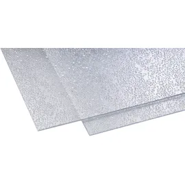 Gutta Polystyrolplatte 5 mm Tropfen Transparent 200 x 100 cm