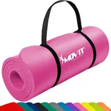 MOVIT Gymnastikmatte - 183x60x1,0 cm, 12 Farben, für Zuhause oder Unterwegs