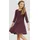 Kidsworld Jerseykleid "- Spitzenkleid", Mädchen, Gr. 176/182, N-Gr, rot (bordeaux), Spitze, Obermaterial: 95% Polyester, 5% Elasthan.