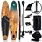 Thunder SUP Board 350 x 81 x 15 cm Braun/Schwarz