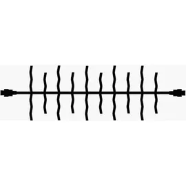 Sirius Top-Line System Lichterkette Cluster Erweiterung 300 LED warmweiß außen 4,5 m schwarz - Schwarz