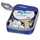 Relaxdays Tischtennisschläger 2 Sterne Blau/Braun