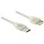 DeLock USB 2.0 USB-A Stecker, USB-A Buchse 1.00m Transparent