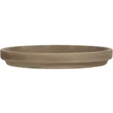 Pflanzuntersetzer Ø 23,5 x 3,3 cm Braun/Grau