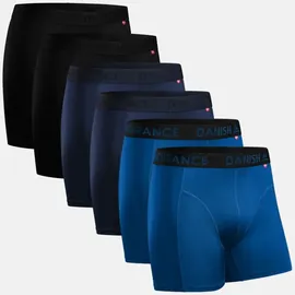 Danish Endurance Sport Boxershorts / 3-Pack - Schwarz, | Schwarz/Rot), | Grün/Lila, - XL