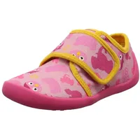 Affenzahn Hausschuh Baumwolle Movy Vogel für Kinder, pink, Gr.: