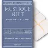 Interluxe Duftwachs Duftwachsblock Duft Mustique Nuit Moschus angenehm duftend Waxmelt 100% pflanzlich Duftwachswürfel Wachs mit Duftöl