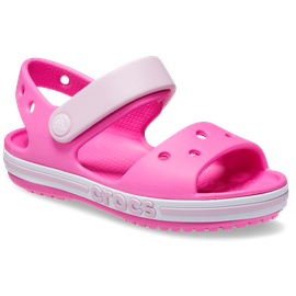 Crocs Bayaband Sandal K, Sandale, 33/34 EU, Electric Pink