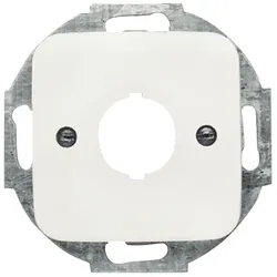 1St. Busch-Jaeger 2533-214 Zentralscheibe, mit Tragring Reflex SI alpinweiß