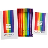 Curaprox Handzahnbürste - Rainbow Limited Edition/Ultraweich für empfindliches Zahnfleisch und Zähne / 6er Pack | Farbenfrohes Design/Hergestellt in der Schweiz