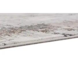 Astra Teppich »Vercelli 233 Kurzflorteppich« rechteckig 9 mm Höhe wollig weiche Oberfläche, mit Fransen, 3-D Effekt, Wohnzimmer