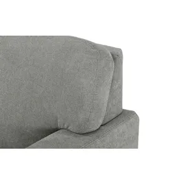 Smart Eckcouch Mikrofaser 2-Sitzer Grau