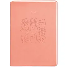 Grafik Werkstatt Bielefeld Terminplaner Lederlook 2026 Peach