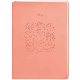 Grafik Werkstatt Bielefeld Terminplaner Lederlook 2026 Peach