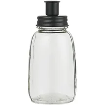 ib laursen Stabkerzenhalter Kerzenständer Glas Schwarz
